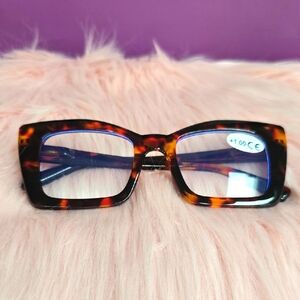 Tortoiseshell Square Reading Glasses (NWOT)